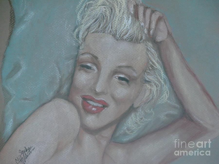 Norma Jean Baker Drawing - Norma Jean 2 by Sandra Valentini