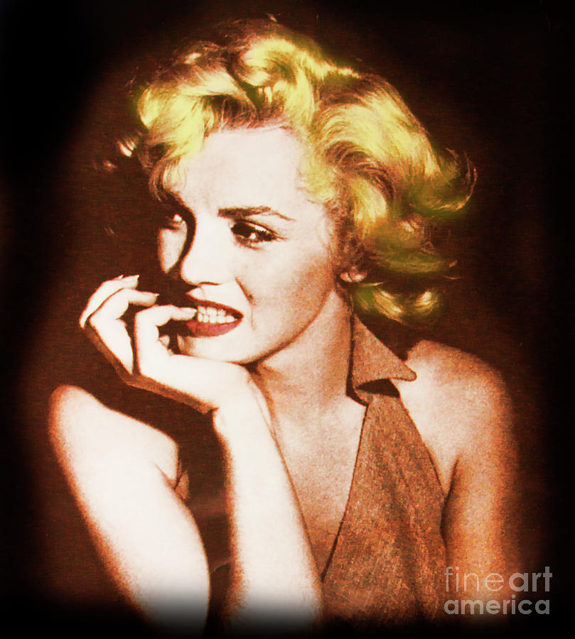 Norma Jeane Mortenson, aka Marilyn IV Photograph by Al Bourassa
