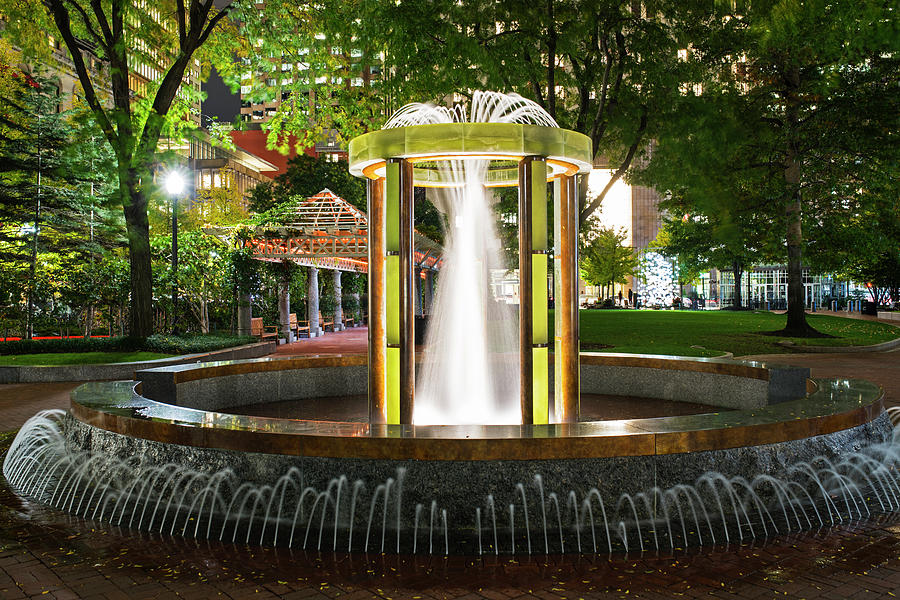 Norman B Leventhal Park Water Fountain Boston MA Photograph by Toby McGuire