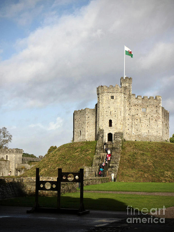 Norman Keep at Cardiff Castle Photograph by Rachel Morrison