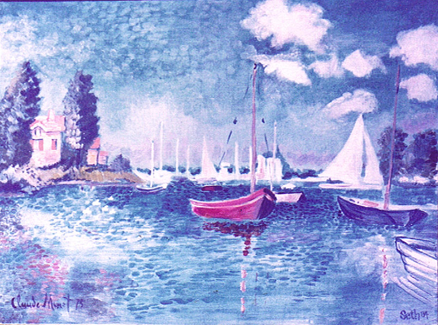 Normandy Bay A Study of Monet Painting by Seth Weaver