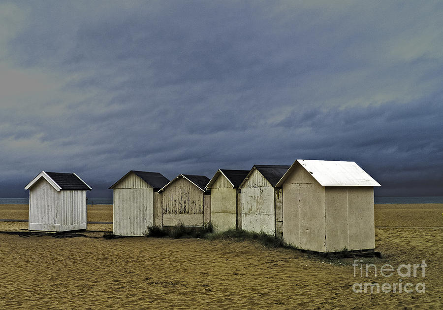 Normandy Beach Huts Photograph by Jon Somers - Pixels