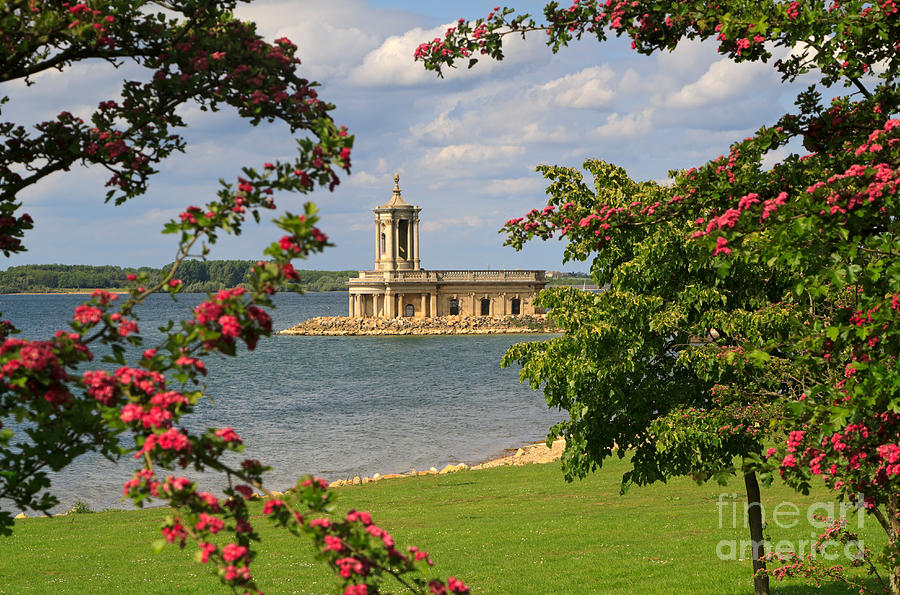 Normanton Church Rutland Water in late spring Photograph by Louise Heusinkveld