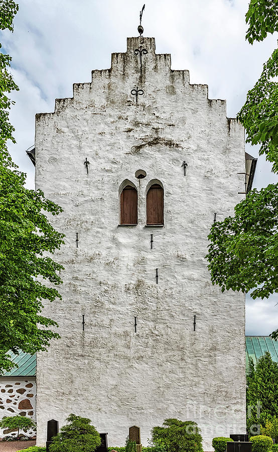 Norra Vrams church Steeple Photograph by Antony McAulay