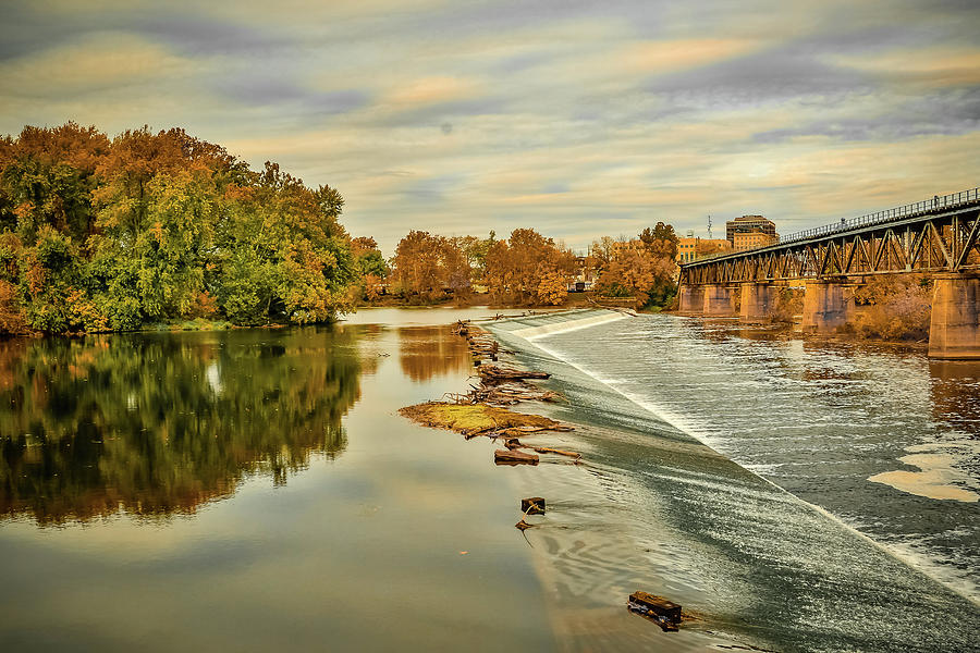 Norristown Dam Photograph by Howard Roberts