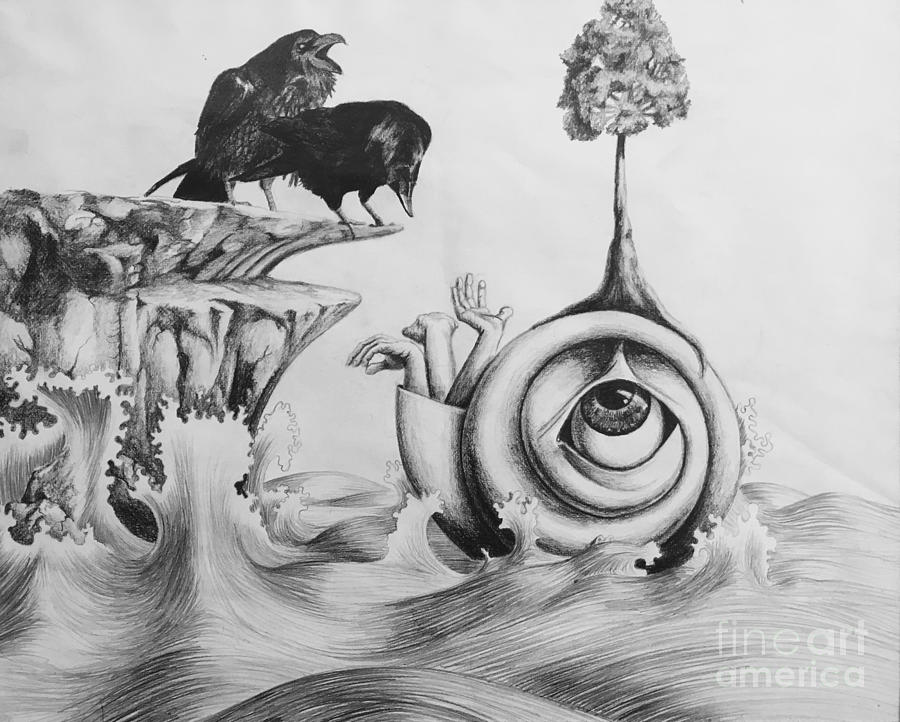 Norse Myth Drawing by Carin Billings - Pixels