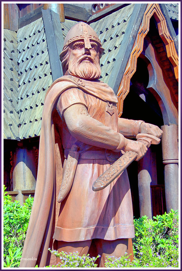 Norseman Statue Photograph by A Macarthur Gurmankin