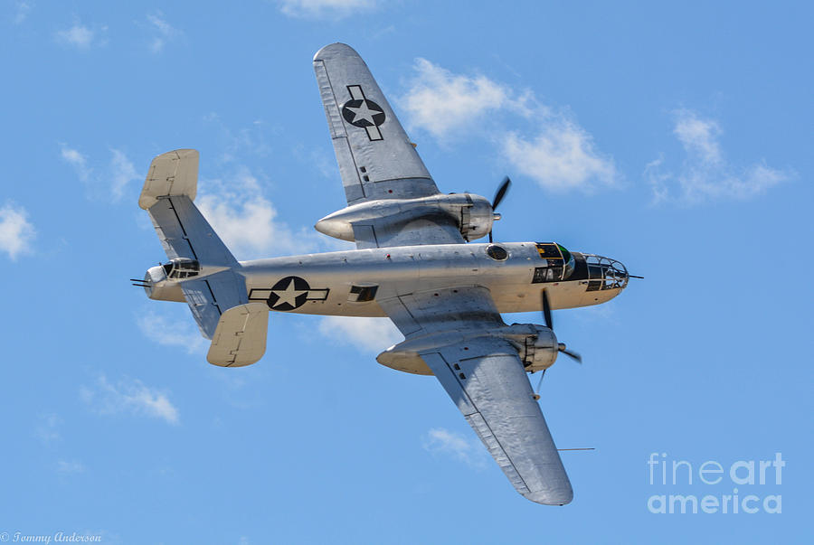Planes Of Fame Museum Photograph - North American B-25 Mitchell  by Tommy Anderson