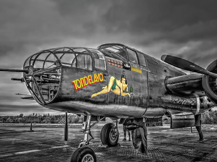 North American B-25 Mitchell V6 Photograph By John Straton - Fine Art ...