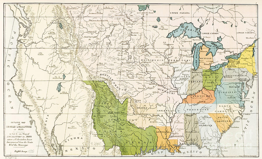 North American Indian Tribes, 1833 Photograph by Wellcome Images