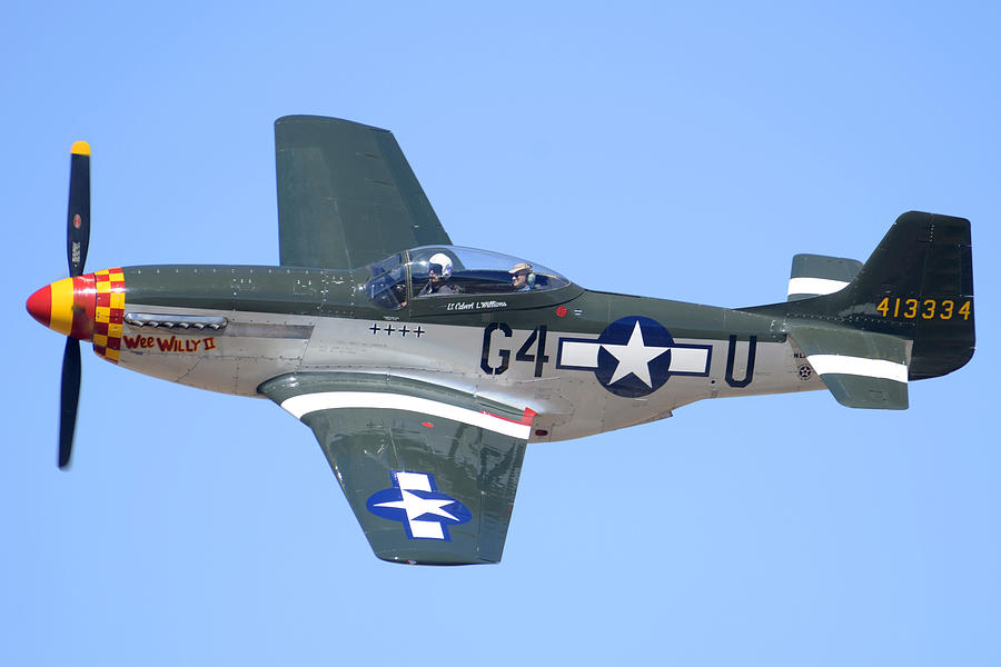 North American P-51D Mustang NL7715C Wee Willy II Valle Arizona June 25 2011 Photograph by Brian Lockett