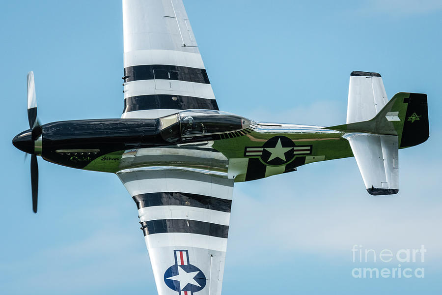 North American P51D Mustang Quick Silver Photograph by Joann Long