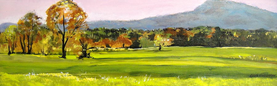 North Amherst View Painting by Edith Hunsberger