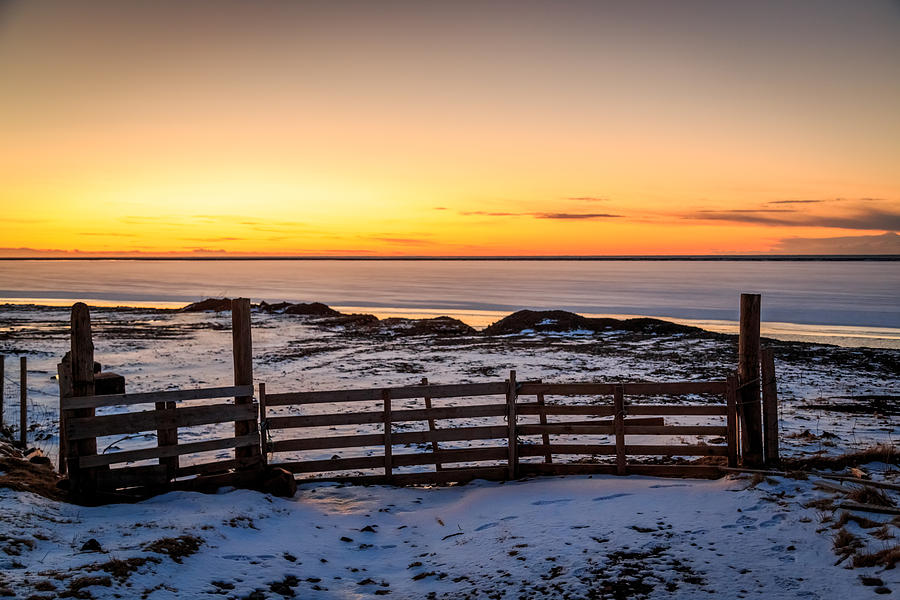 North Atlantic sunrise Photograph by Sue Leonard