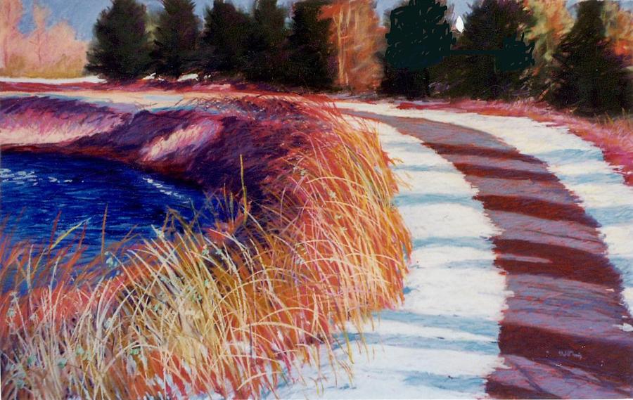 Winter Painting - North Bend New Year by Mary McInnis