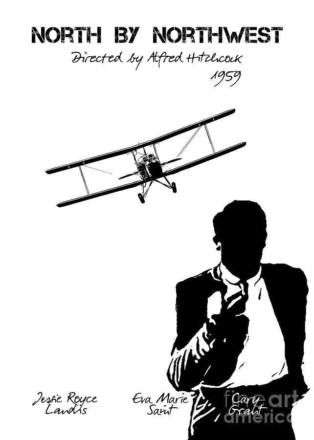 North By Northwest By Alfred Hitchcock Digital Art