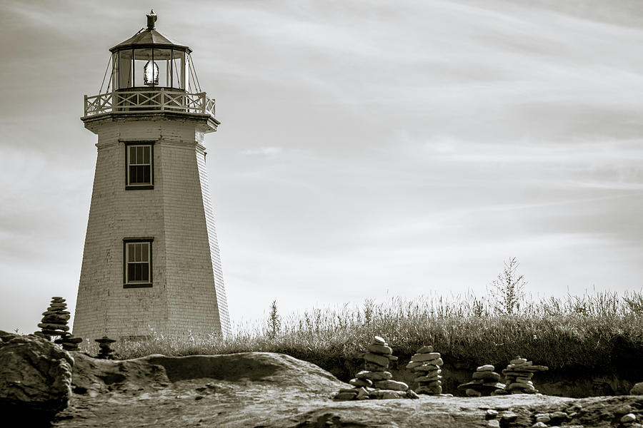 North Cape Lighthouse Photograph by Chris Bordeleau