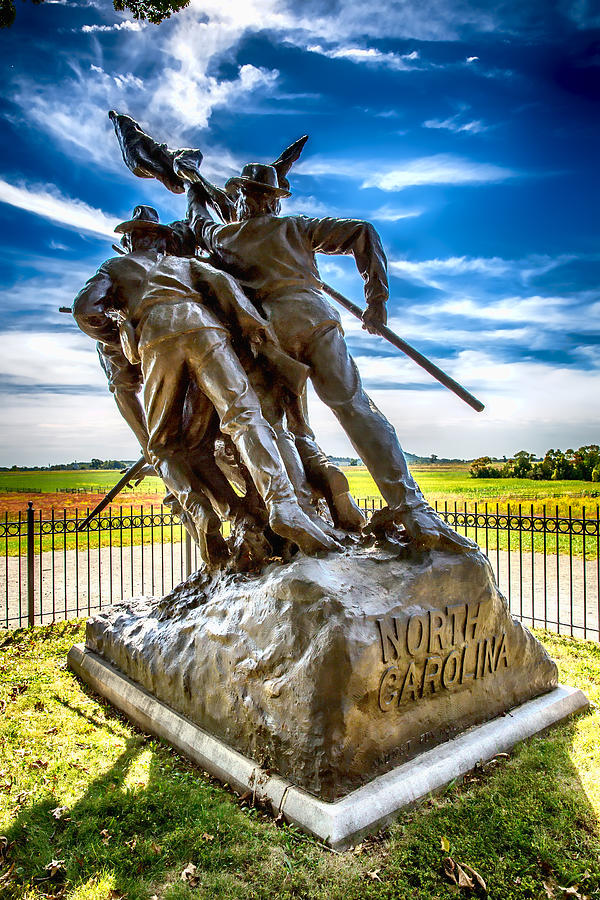 North Carolina at Gettysburg Digital Art by John Haldane