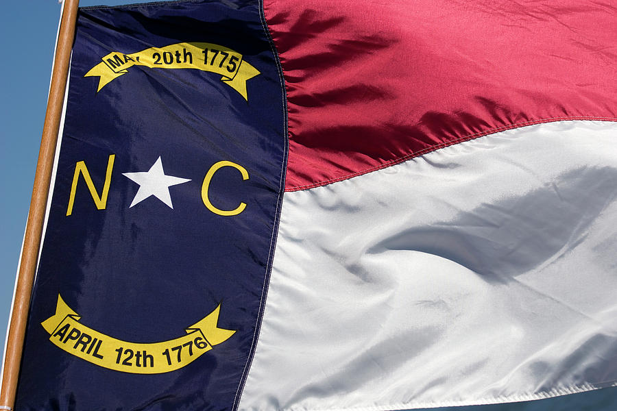 North Carolina Flag Photograph by Jill Lang