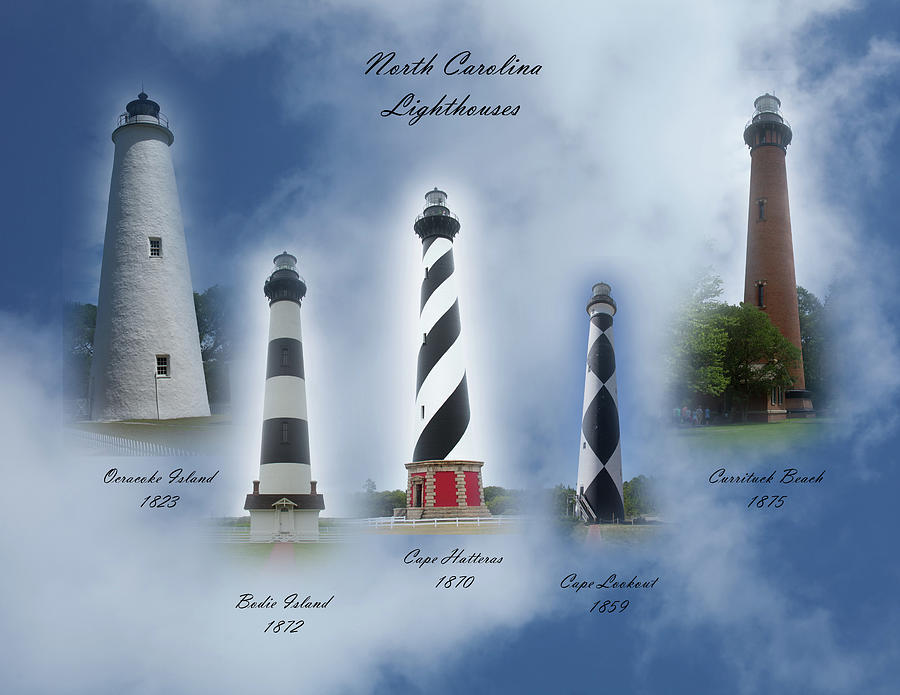 North Carolina Lighthouses Photograph by William Ryan