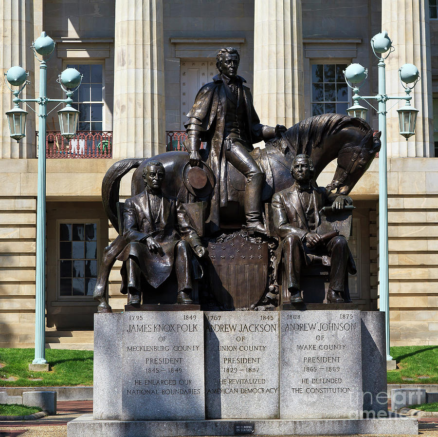 North Carolina Presidents Statue Photograph by Jill Lang