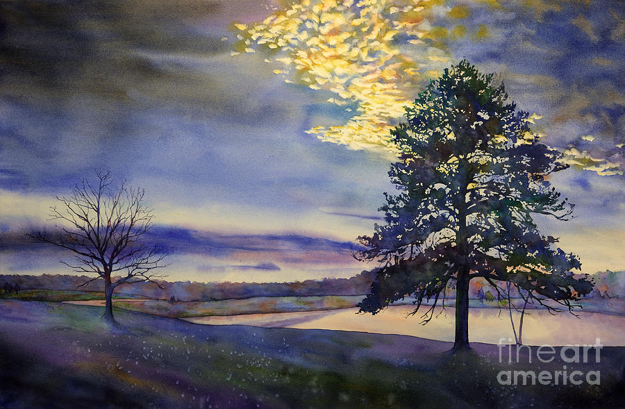 North Carolina Sunset Painting by Ryan Fox