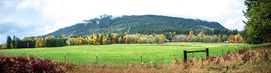 North Cascade Panorama Photograph by Bob VonDrachek