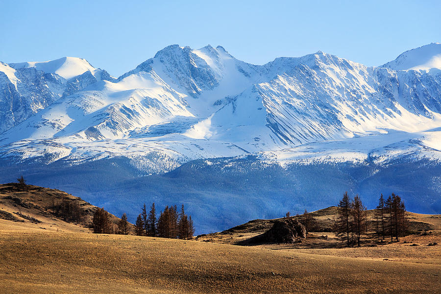 North-Chuya Mountain Ridge. Altay Photograph by Victor Kovchin