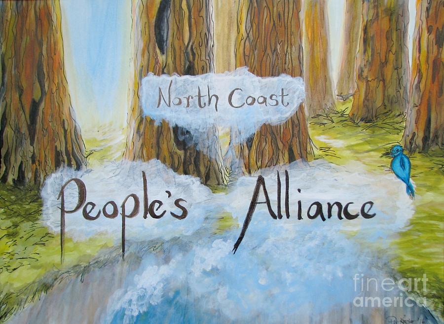 North Coast Peoples Alliance Mixed Media by Patricia Kanzler