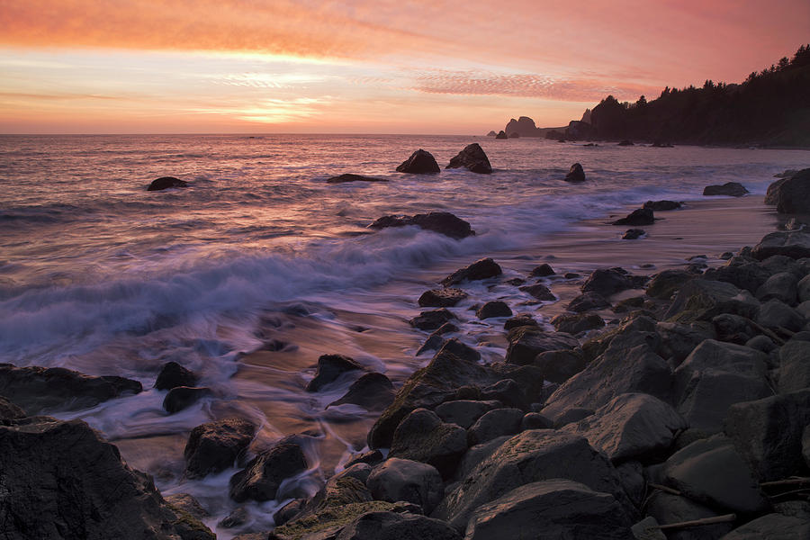 North Coast Sunset Photograph by Paul Riedinger