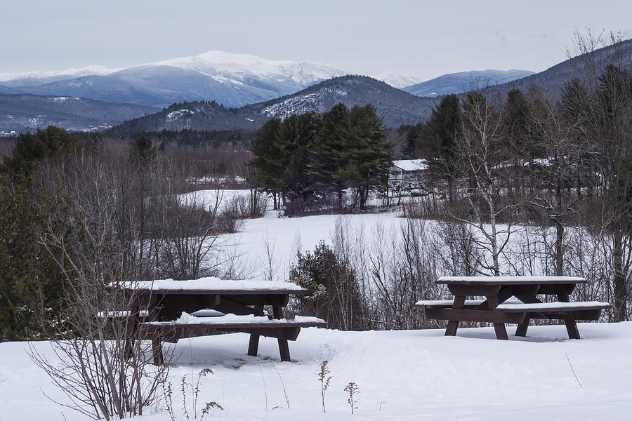 North Conway Winter Mountains Photograph by Toby McGuire