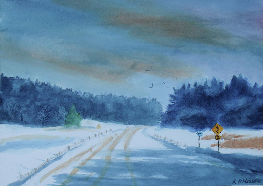 North Country Journey Painting by Robert P Hedden