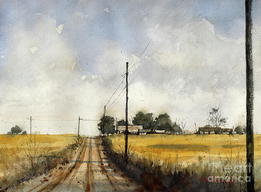 Lubbock Painting - North County Rd 2000 by Tim Oliver