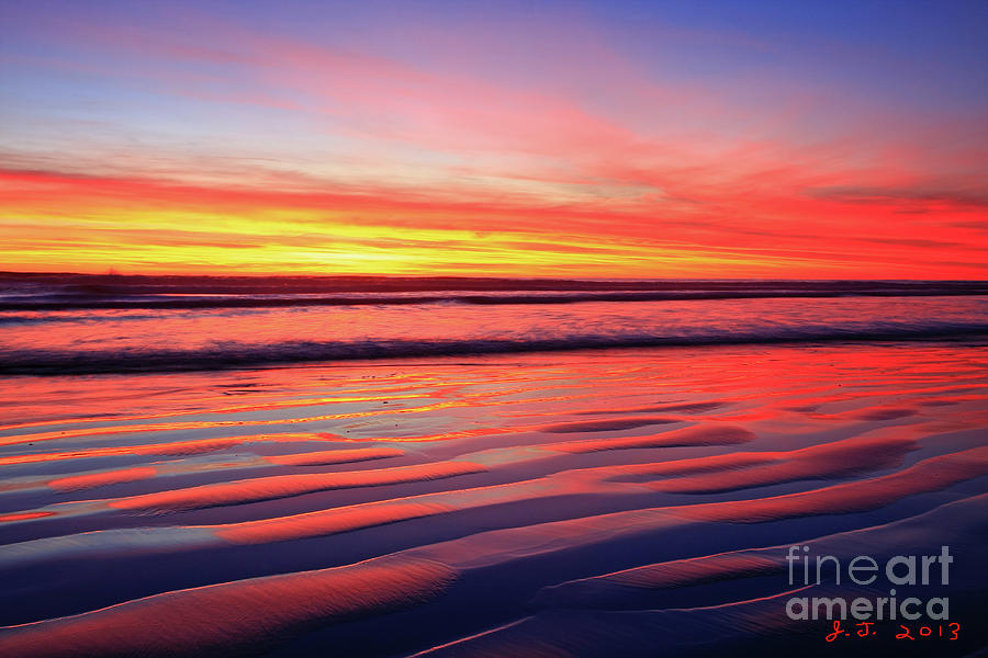 OCEANSIDE SAND RIPPLES by John F Tsumas OCEANSIDE SAND RIPPLES by John F Tsumas