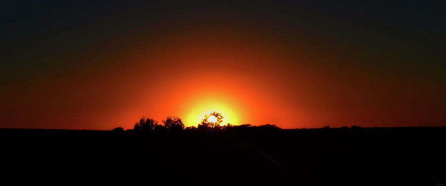 North Dakota Sunset - Panorama 002 Photograph by George Bostian