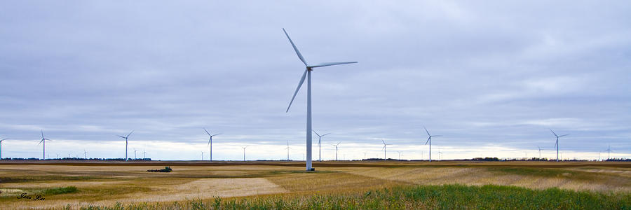 North Dakota Windmills #2 Photograph by Jana Rosenkranz