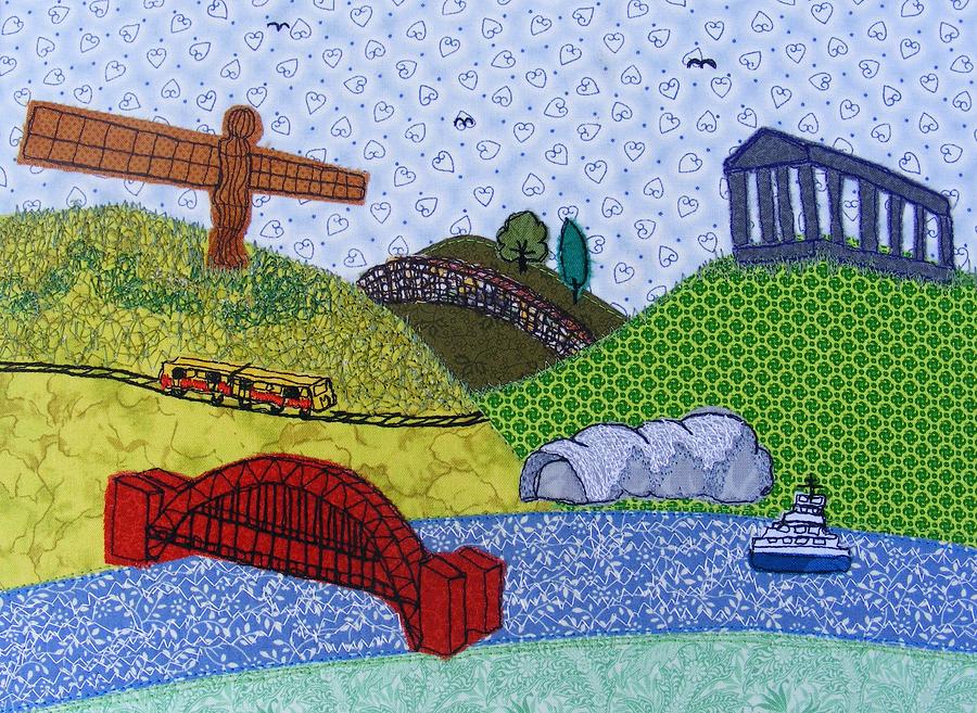 North East Landmarks Mixed Media By Sue Gray   North East Landmarks Sue Gray 