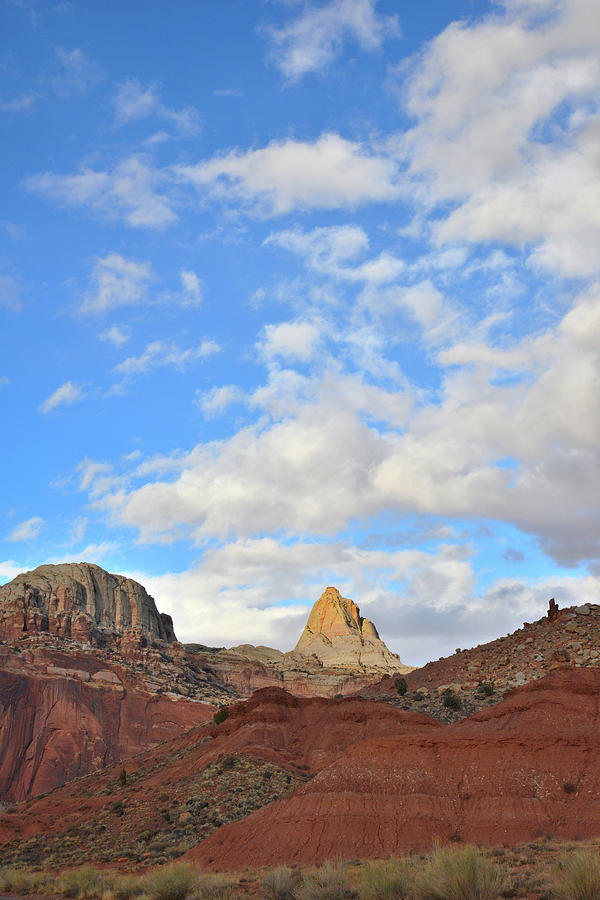 North End of Scenic Drive in Capitol Reef Photograph by Ray Mathis