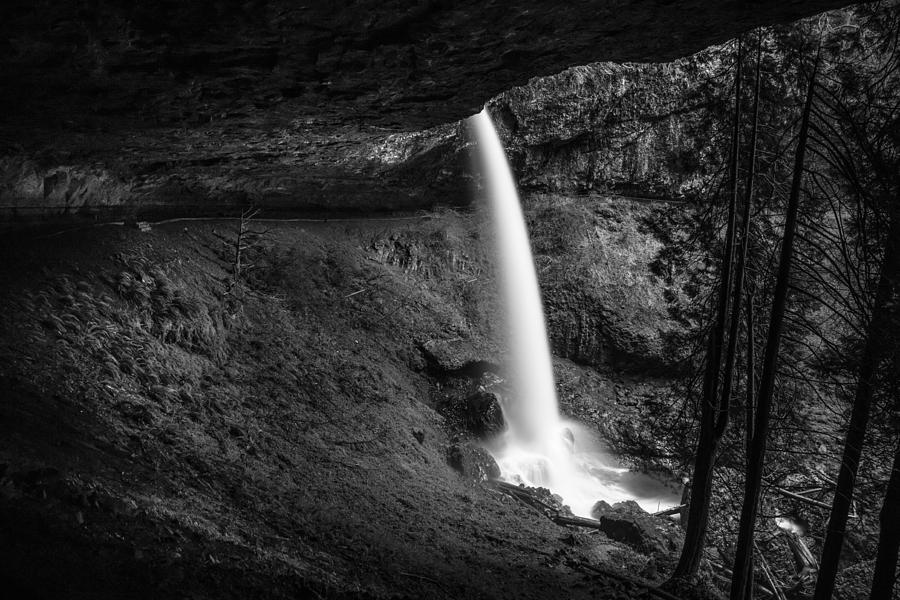 North Falls Black and White  Photograph by John McGraw