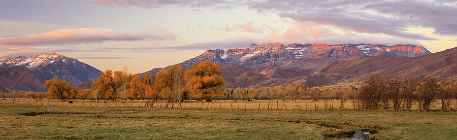 Fall Photograph - North Fields Panorama by Wasatch Light