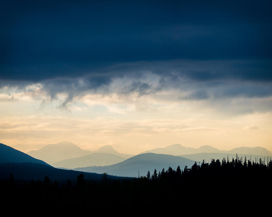North Fork Mountains Photograph by Matt Hammerstein