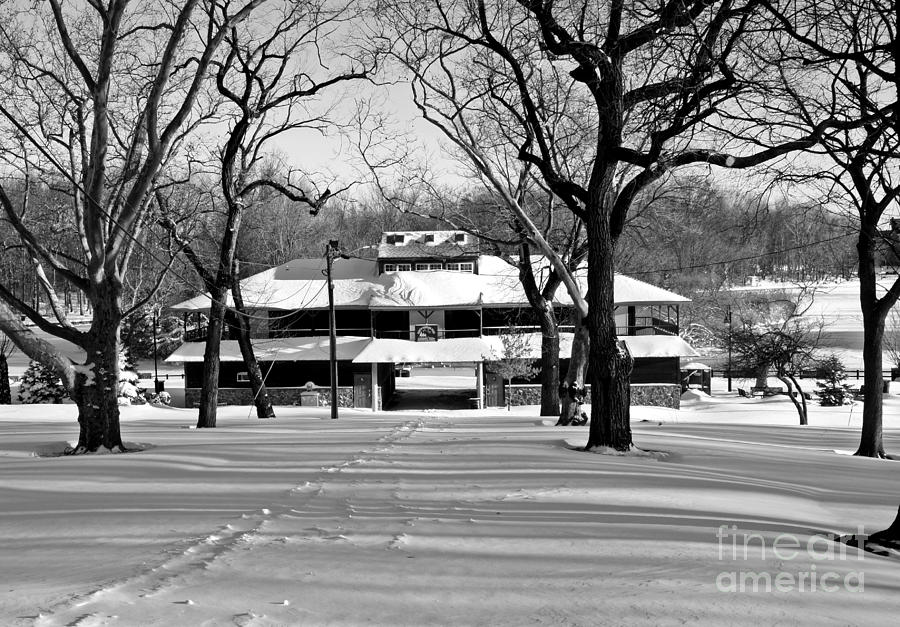 North Hudson Park Winter Photograph by Lilliana Mendez