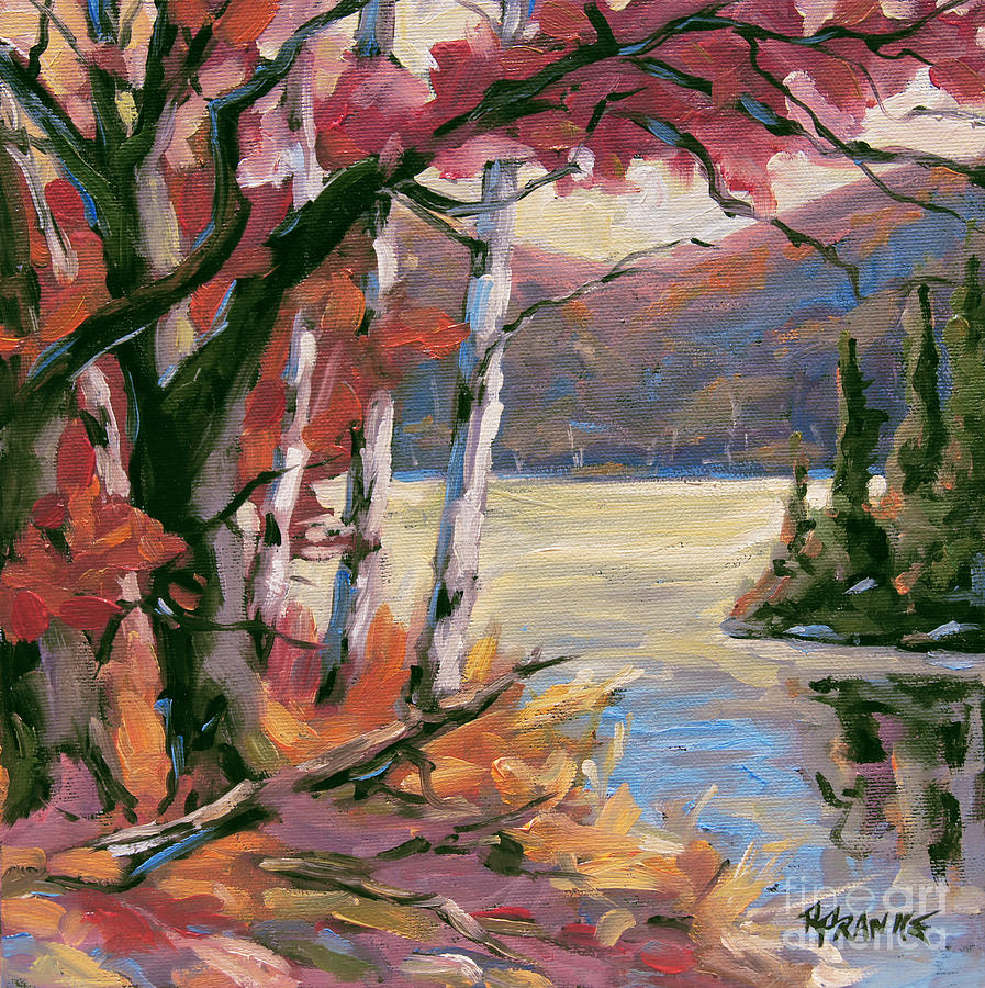 North Lake by Prankearts Painting by Richard T Pranke