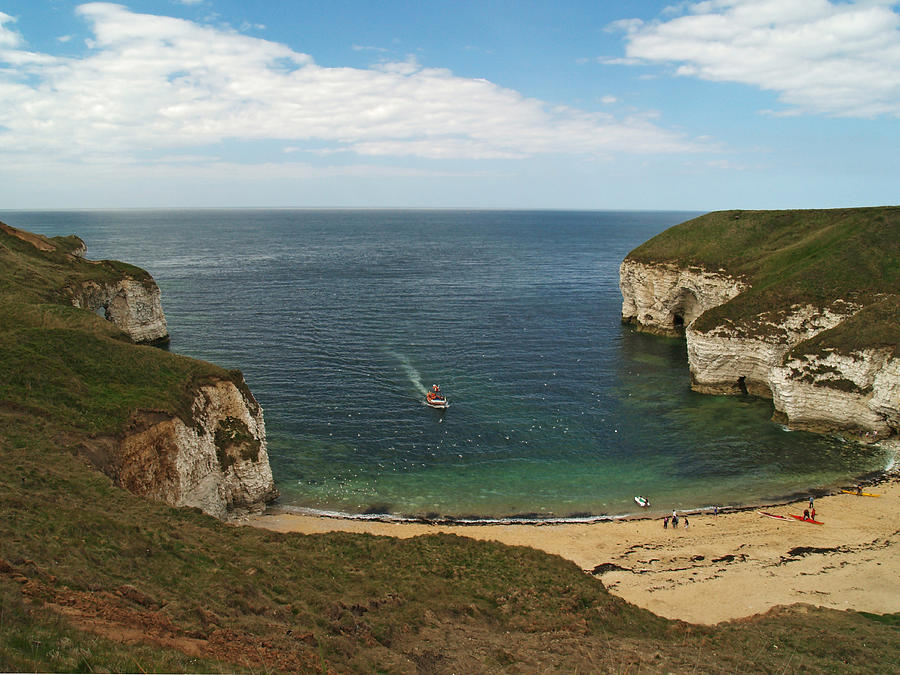 Cliffs Photograph - North Landing by Steve Watson Cliffs Photograph - North Landing by Steve Watson