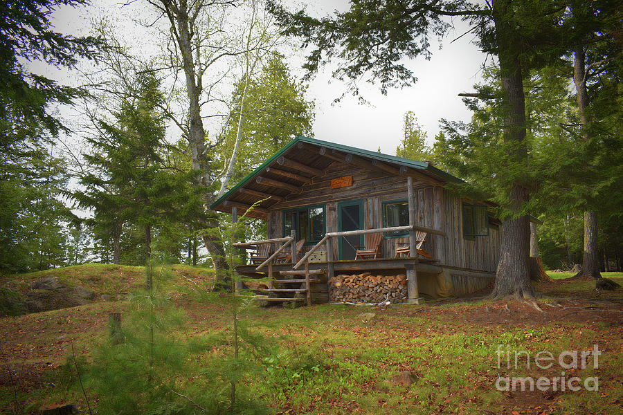 North Maine Cabin Photograph by Skip Willits