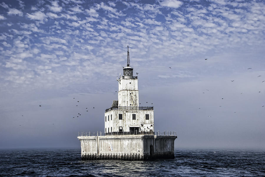 North Manitou Shoal Light Photograph by Phyllis Taylor