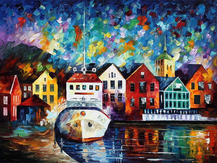 North Mood Painting by Leonid Afremov | Fine Art America