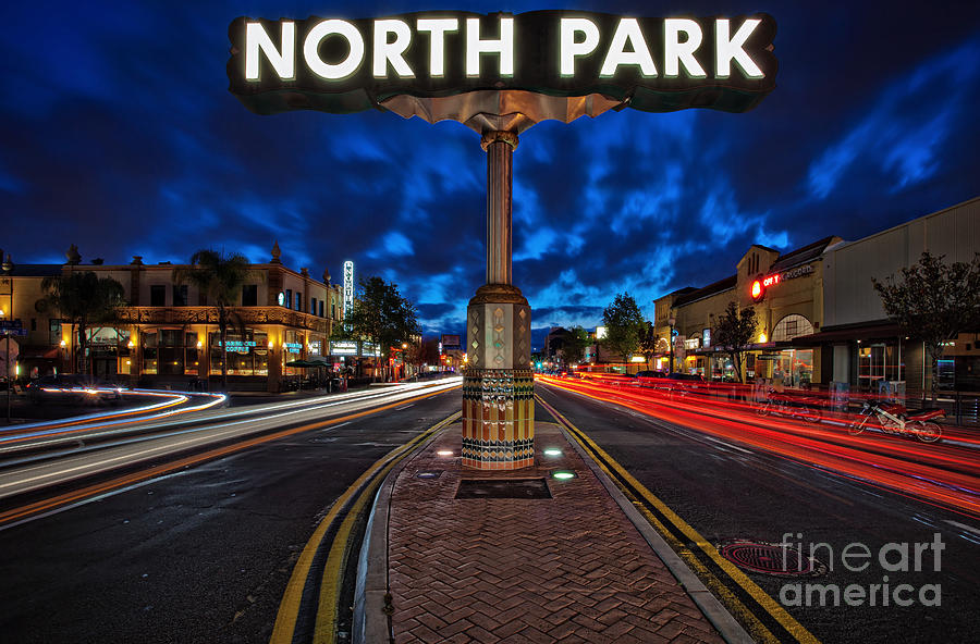 North Park Neon Sign San Diego California Photograph by Sam Antonio