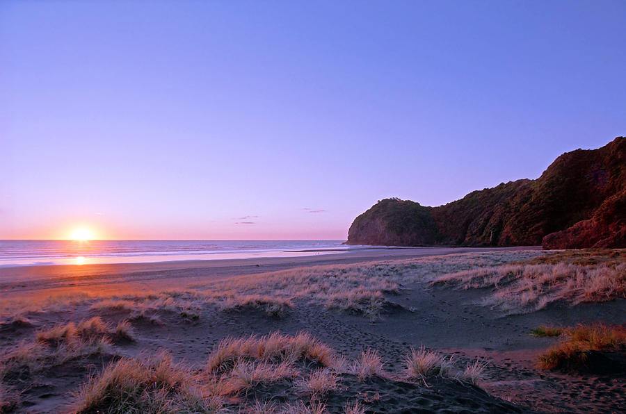 Sunset Photograph - North Piha Sunset by Kevin Smith