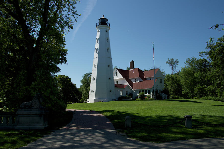 North Point Light Station Wisconsin 03 Photograph by Thomas Woolworth